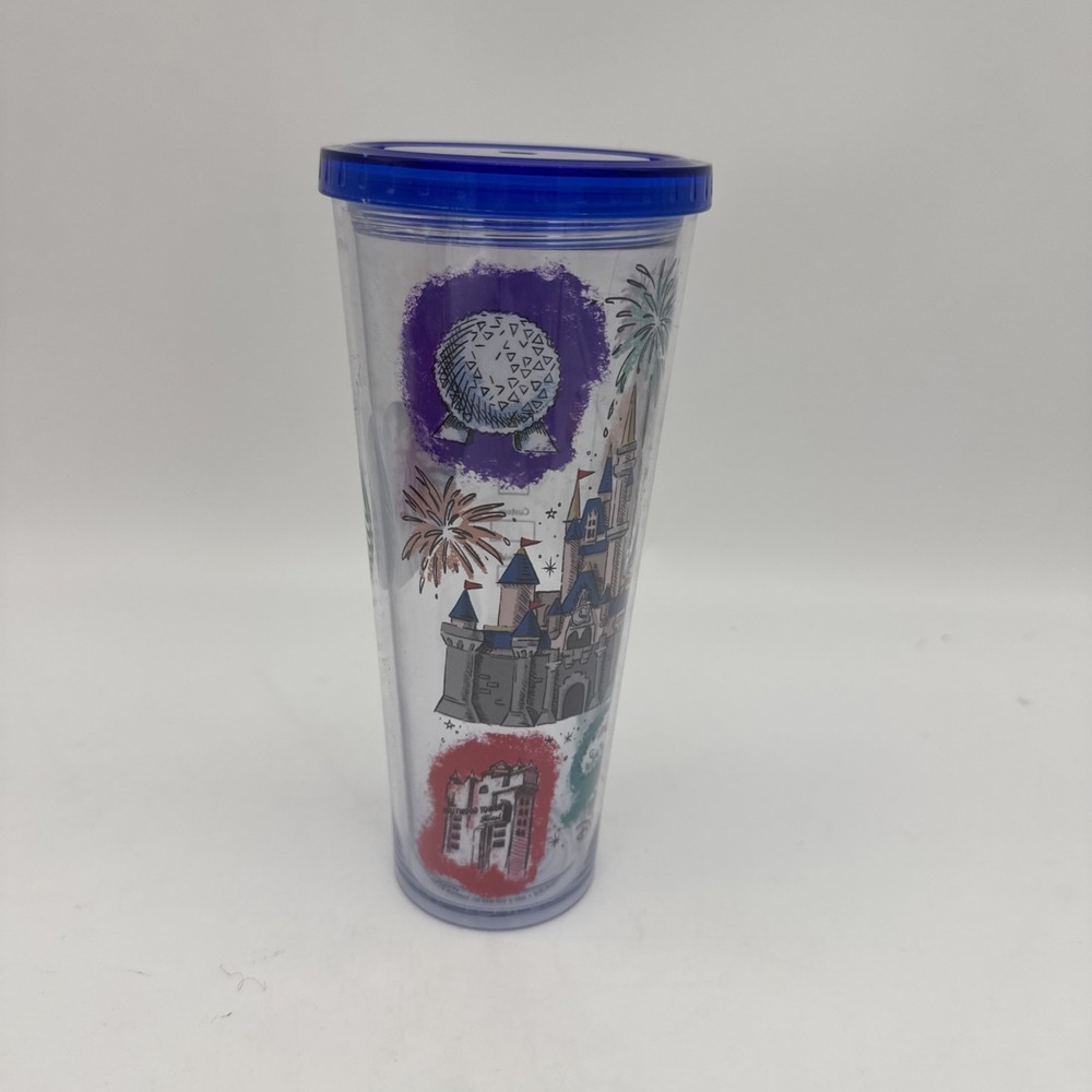 Starbucks Tumbler 24 Oz Venti Disney Parks Castle Retired